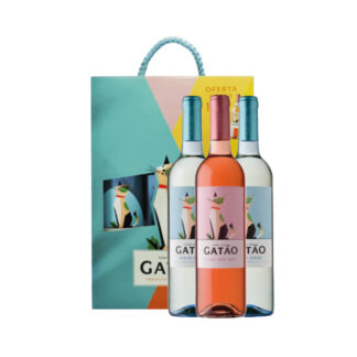Conjunto Vinho Gatão Branco e Rosé - 3 garrafas