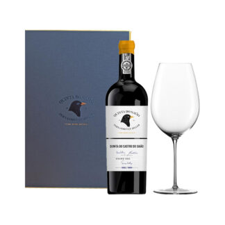 Conjunto Vinho Quinta do Crasto do Saião Tinto - 1 garrafa + taça Riedel