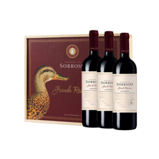 Conjunto Vinho Herdade do Sobroso Tinto - Grande Reserva - 3 garrafas