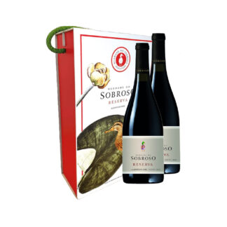 Conjunto Vinho Herdade do Sobroso Tinto - Reserva - 2 garrafas