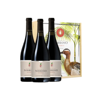 Conjunto Vinho Herdade do Sobroso Tinto - Reserva - 3 garrafas