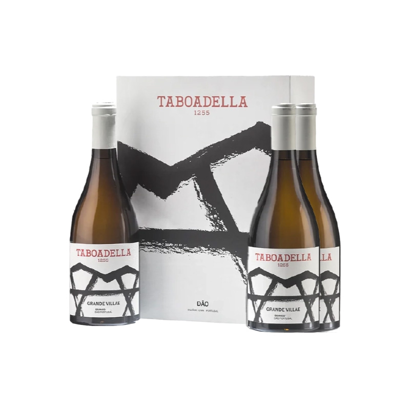 Conjunto Vinho Taboadella Branco - Grande Villae - 3 garrafas