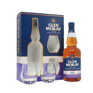 Conjunto Whisky Glen Moray - Single Malt Port Cask 70cl + 2 Copos