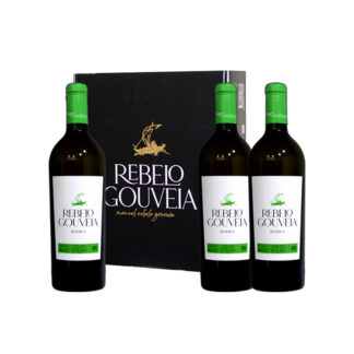 Conjunto Vinho Rebelo Gouveia Branco - Reserva - 3 Garrafas