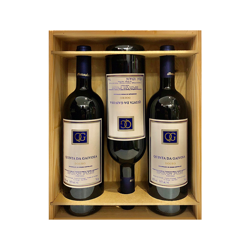 Conjunto Vinho Quinta da Gaivosa Tinto - 3 garrafas