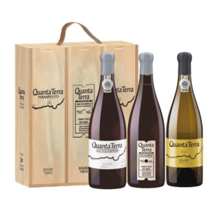 Conjunto Vinho Quanta Terra Tinto e Branco - Manifesto, Inteiro e Gold - 3 garrafas