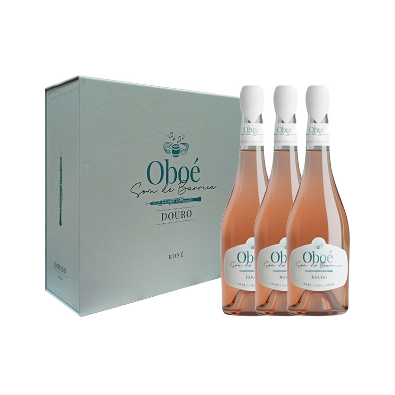 Conjunto Vinho Rosé Oboé - Som de Barrica - 3 Garrafas 75cl