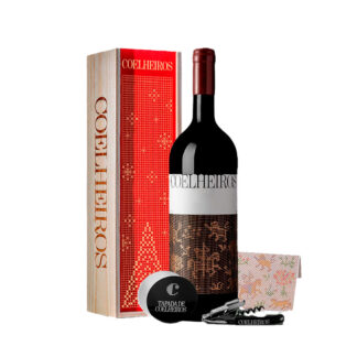 Conjunto Vinho Tinto Tapada dos Coelheiros – 1 Garrafa Magnum 1,5L + Drop stop + Postal