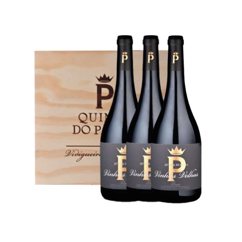 Conjunto Vinho Quinta do Paral Tinto - Vinhas Velhas - 3 garrafas
