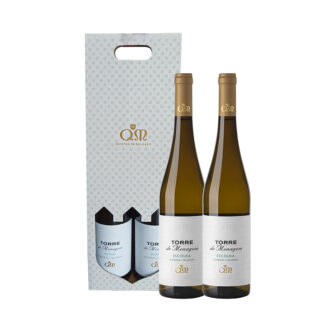 Conjunto Vinho Torre de Menagem Branco - Escolha - 2 garrafas
