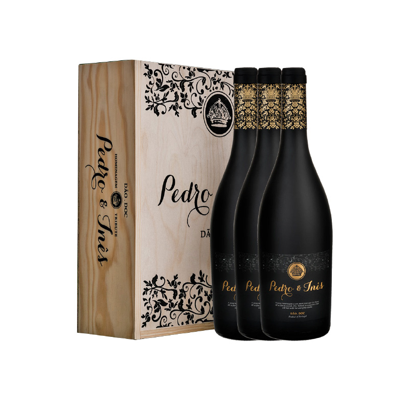 Conjunto Pedro e Inês Tinto - 3 garrafas