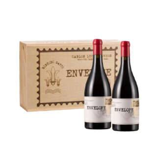 Conjunto Vinho Envelope Tinto - Ribeiro Santo - 2 garrafas