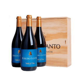 Conjunto Vinho Ribeiro Santo Tinto - Vinha da Neve - 3 garrafas