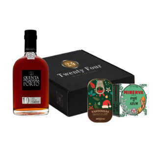 Cabaz 1 - Vinho Porto Quinta da Gaivosa (10 Anos) + Sardinhas de Chocolate + Patê
