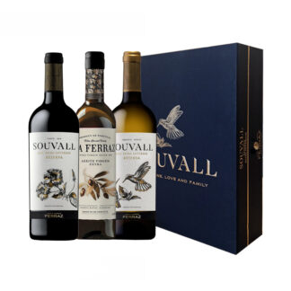 Conjunto de Natal Vinho Souvall –  1 Garrafa Tinto + 1 Garrafa Branco + 1 Azeite Virgem Extra