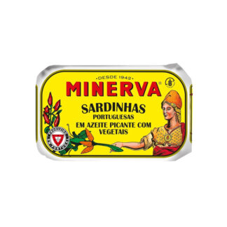 Minerva - Sardinha em Azeite Picante com Pickles - 120g