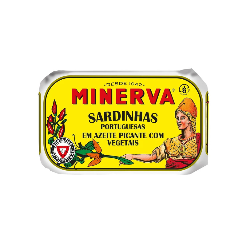 Minerva - Sardinha em Azeite Picante com Pickles - 120g