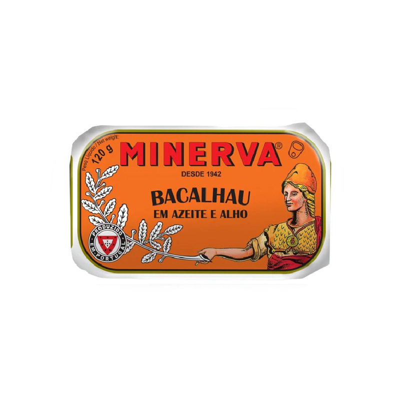 Minerva - Bacalhau em Azeite e Alho - 120g