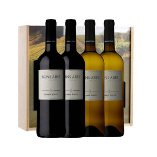 Conjunto Vinho Bons Ares - 2 Garrafas Tinto + 2 Garrafas Branco 75cl