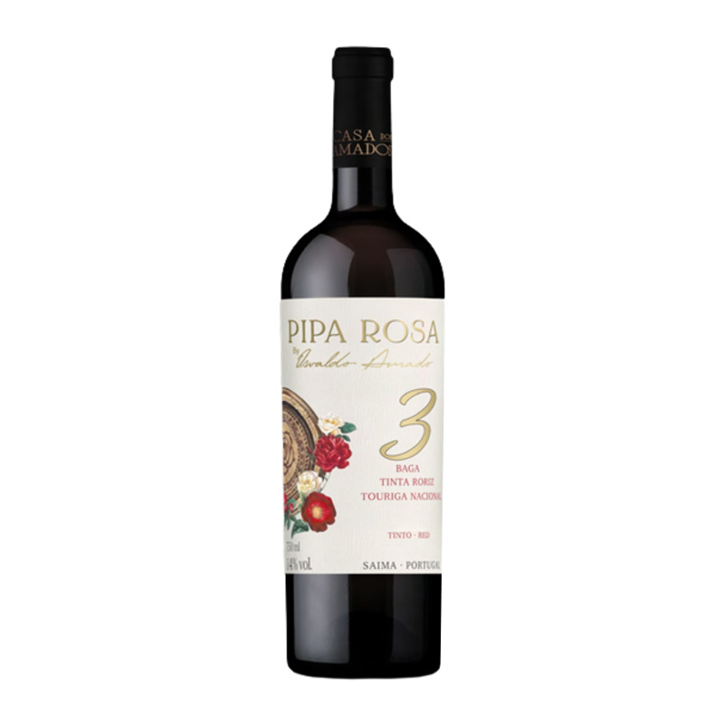 Vinho Tinto Pipa Rosa – 3 Castas - 75cl