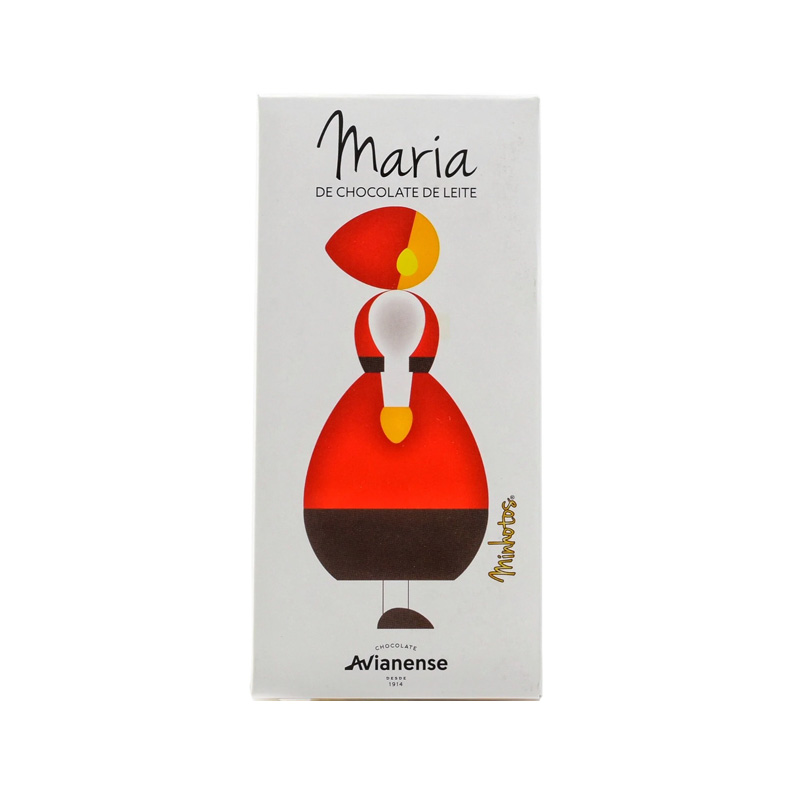 Tablete de Chocolate Maria – Chocolate ao Leite – 100g