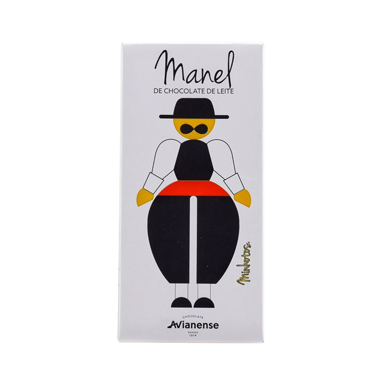 Tablete de Chocolate Manel – Chocolate ao Leite – 100g