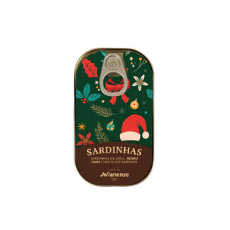 Lata Sardinhas de Chocolate Negro - 40gr