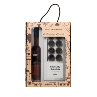 Conjunto Licor Avianense - Cereja 20cl + 12 Copos de Chocolate