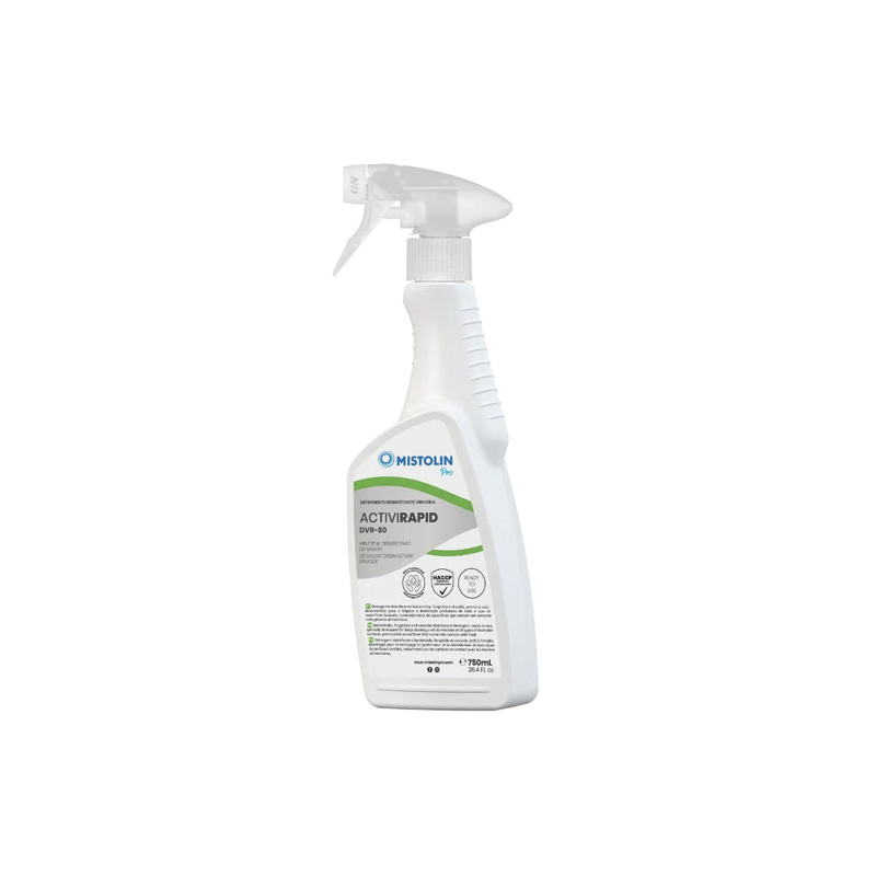 Mistolin Pro Activirapid DVR-80 - Detergente Desinfetante Virucida - 750ml