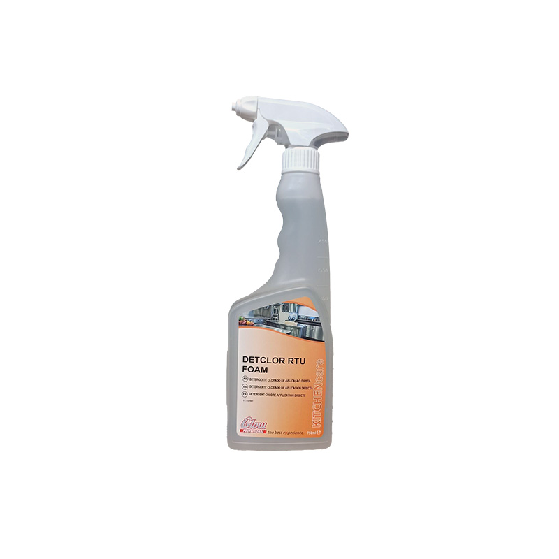 Spray Detergente Clorado - Detclor RTU Foam - 750ml