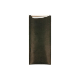 Bolsa de Talheres + Guardanapo – Kraft Preto (250 un.)