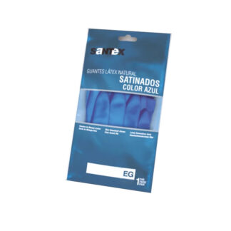 Luvas Santex – Látex Acetinado Azul – Tamanho XL (1 par)