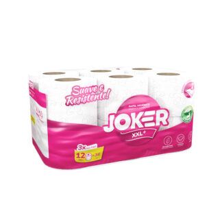 Papel Higiénico Joker - 2 folhas XXL+ (96 rolos)