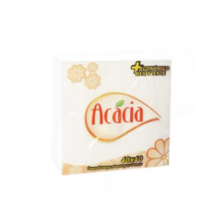 Guardanapo Acácia - 40x40 com sanefa (24 maços x 50 folhas)