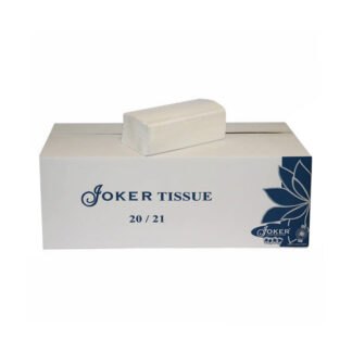 Toalha de Mão - 20x21 Tissue Simple (2600 folhas - 20 maços com 130 folhas)