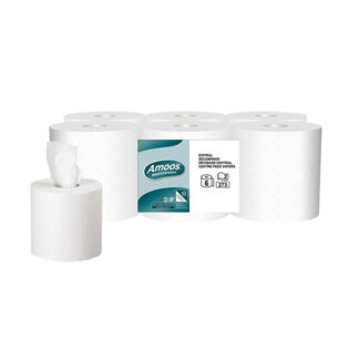 Rolo Espiral Amoos 2 folhas – 273 serviços (6 rolos)
