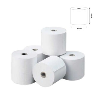 Rolo de Papel Térmico – Impressora – 80x80x11 (10un.)