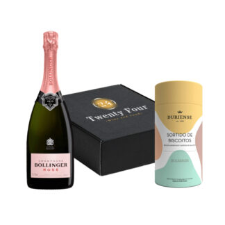Cabaz Namorados 5 - Champanhe Bollinger (Rosé) + Biscoitos