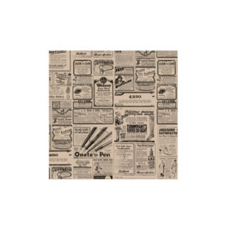 Papel Anti-Gordura - Kraft com Impressos 31x31cm (1000 un.)