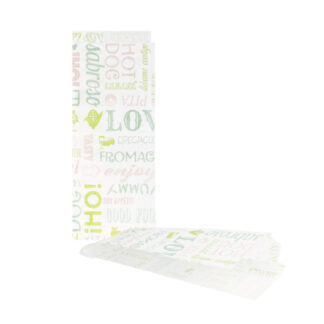 Papel Anti-Gordura Aberto para Hot Dog - com Impressão 9+3x22cm (500 un.)