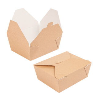 Caixa para Microondas Retangular 1350ml – 15,2x12,1x6,5cm Cartão Ondulado (50 un.)