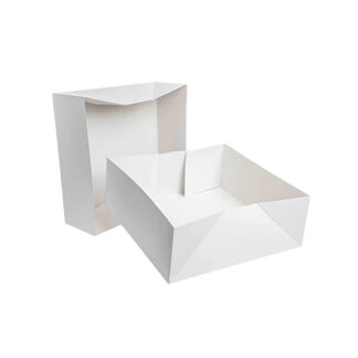 Caixa Cartão para Bolo - 38x28x10cm Branca (50 un.)