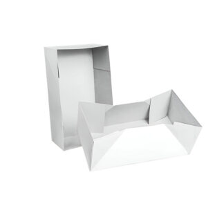 Caixa Cartão para Bolo – 16,5x12x6cm Branca (200 un.)