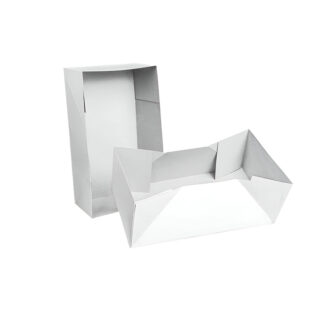 Caixa Cartão para Bolo – 19x15x7cm Branca (200 un.)