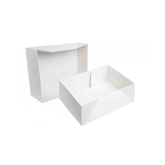 Caixa Cartão para Bolo – 21x17x6,5cm Branca (200 un.)