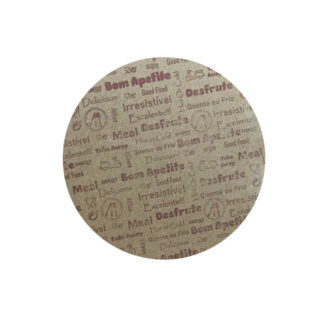 Tampa para Embalagem Alumínio – nº8B e 8C Kraft (100 un.)