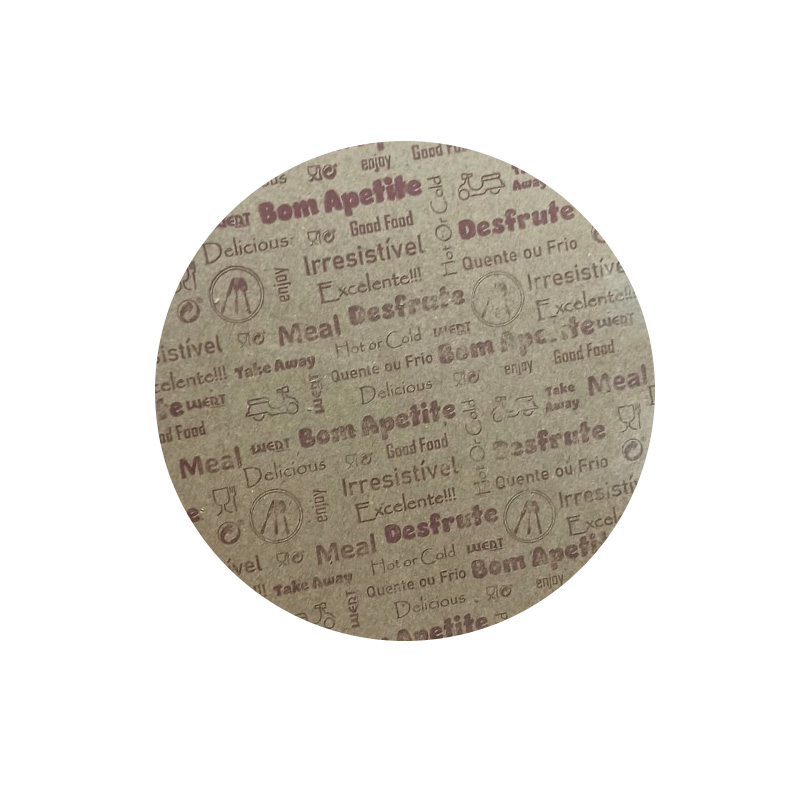 Tampa para Embalagem Alumínio – nº8B e 8C Kraft (100 un.)