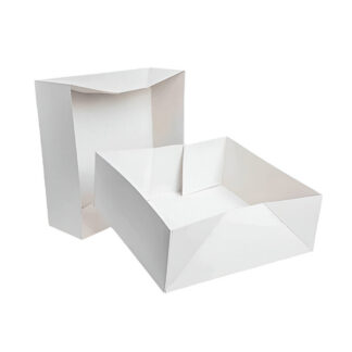 Caixa Cartão para Bolo – 36x36x12cm Branca (50 un.)