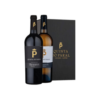 Conjunto Vinho Quinta do Paral Tinto e Branco - Reserva - 2 garrafas