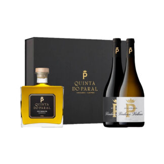 Conjunto Vinho Quinta do Paral Tinto e Branco - Vinhas Velhas - 2 garrafas + Azeite